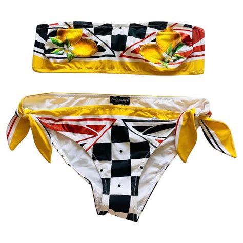 dolce gabbana beachwear pareo rosa giallo|dolce and gabbana swimwear.